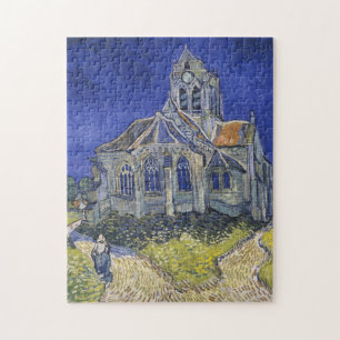 VINCENT VAN GOGH - The church at Auvers 1890 Jigsaw Puzzle