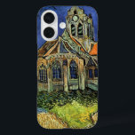 Vincent van Gogh - The Church at Auvers iPhone 16 Case<br><div class="desc">The Church at Auvers (1890) by Vincent van Gogh is a vintage Post Impressionism fine art architectural religious painting. A woman walking along a path towards the village chapel with beautiful stained glass windows. A daily life architecture scene. About the artist: Vincent Willem van Gogh (1853-1890) was a Post Impressionist...</div>