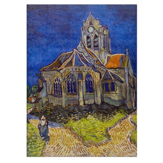 Vincent van Gogh - The Church at Auvers Cutting Board (Creator Uploaded)