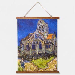 Vincent van Gogh - The Church at Auvers Hanging Tapestry