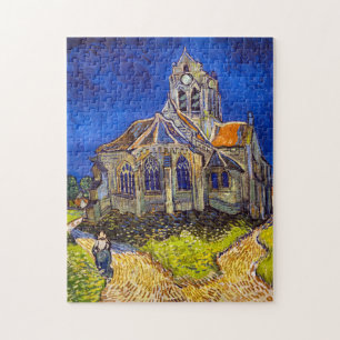 Vincent van Gogh - The Church at Auvers Jigsaw Puzzle