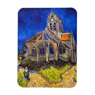 Vincent van Gogh - The Church at Auvers Magnet