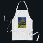 Vincent van Gogh - The Church at Auvers Standard Apron<br><div class="desc">The Church at Auvers (1890) by Vincent van Gogh is a vintage Post Impressionism fine art architectural religious painting. A woman walking along a path towards the village chapel with beautiful stained glass windows. A daily life architecture scene. About the artist: Vincent Willem van Gogh (1853-1890) was a Post Impressionist...</div>