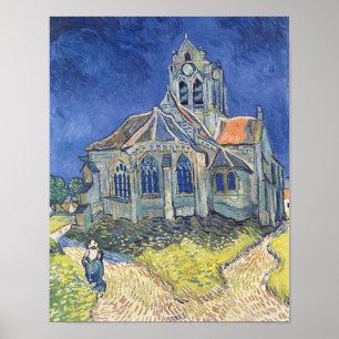 Vincent van Gogh   The Church at Auvers-sur-Oise Poster