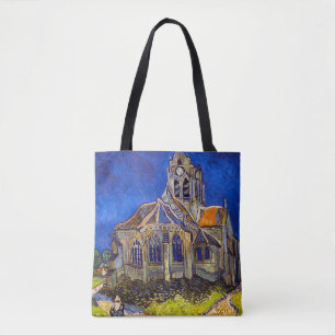 Vincent van Gogh - The Church at Auvers Tote Bag