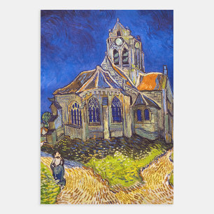 Vincent van Gogh - The Church at Auvers Wrapping Paper Sheet