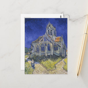 Vincent Van Gogh, The Church in Auvers Postcard