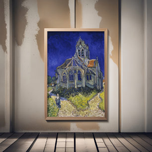 Vincent Van Gogh, The Church in Auvers Poster