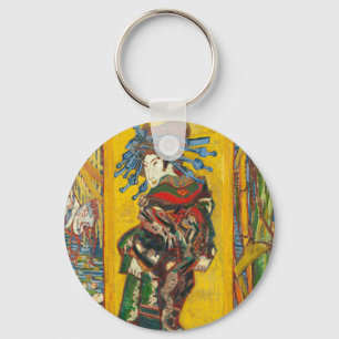 Vincent Van Gogh The Courtesan after Eisen Key Ring