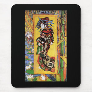 Vincent Van Gogh - The Courtesan - Japanese Geisha Mouse Pad