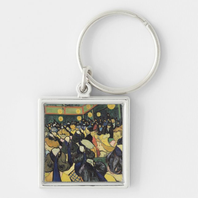 Vincent van Gogh | The Dance Hall at Arles, 1888 Key Ring (Front)