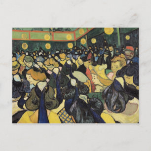 Vincent van Gogh The Dance Hall at Arles, 1888 Postcard