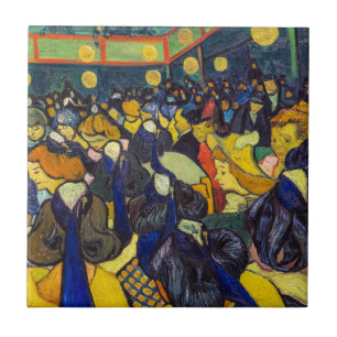 Vincent van Gogh - The Dance Hall in Arles Ceramic Tile