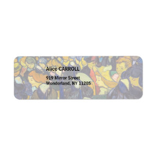 Vincent van Gogh - The Dance Hall in Arles Return Address Label