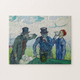 Vincent van Gogh - The Drinkers, after Daumier Jigsaw Puzzle