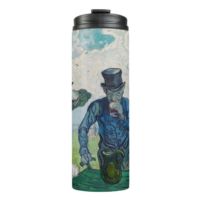 Vincent van Gogh - The Drinkers, after Daumier Thermal Tumbler (Front)