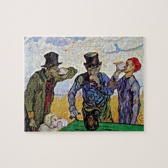 Vincent Van Gogh - The Drinkers - Fine Art Jigsaw Puzzle (Horizontal)