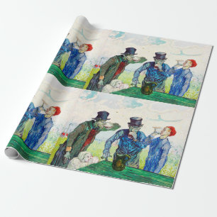 Vincent Van Gogh The Drinkers Fine Art Wrapping Paper