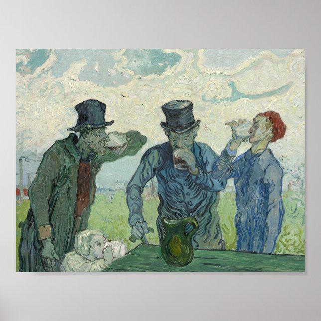 Vincent van Gogh - The Drinkers Poster (Front)