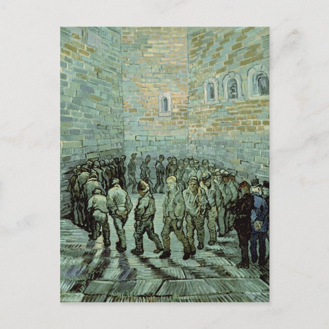 Vincent van Gogh | The Exercise Yard Postcard (Front)