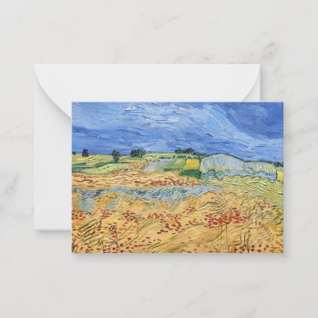 Vincent van Gogh - The fields / Plain at Auvers Card (Front)