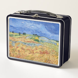 Vincent van Gogh - The fields / Plain at Auvers Metal Lunch Box
