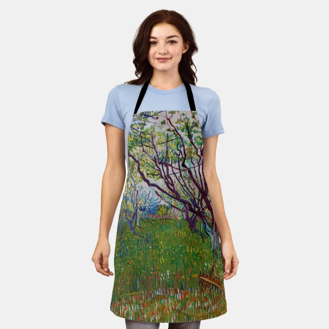 Vincent van Gogh - The Flowering Orchard Apron (Worn)