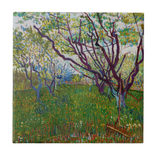 Vincent van Gogh - The Flowering Orchard Ceramic Tile