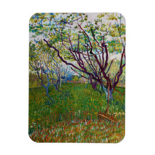 Vincent van Gogh - The Flowering Orchard Magnet