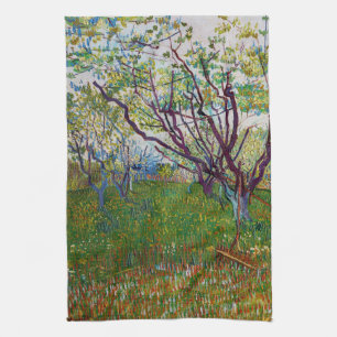 Vincent van Gogh - The Flowering Orchard Tea Towel