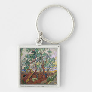 Vincent van Gogh   The Garden of St. Paul Hospital Key Ring
