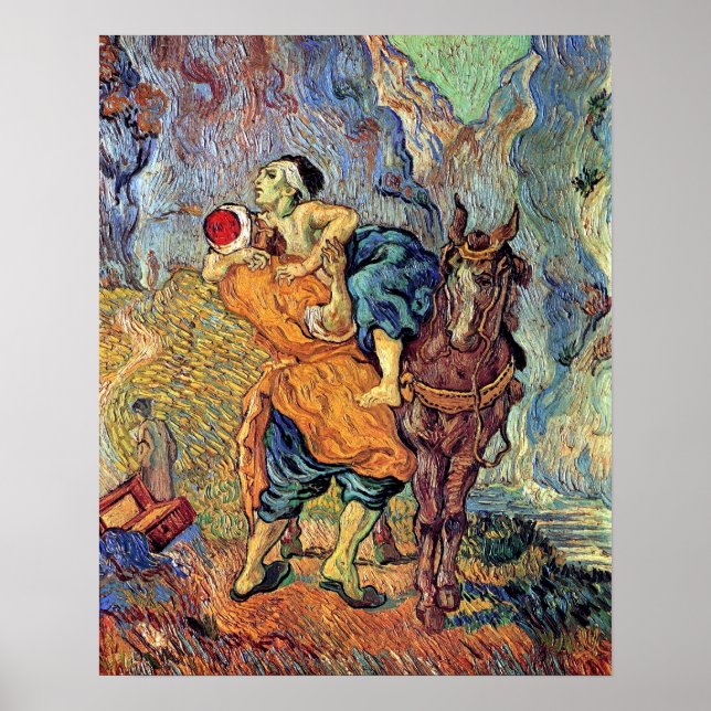 Vincent Van Gogh - The Good Samaritan - Fine Art Poster (Front)