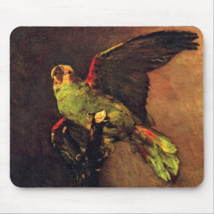 Vincent Van Gogh - The Green Parrot Bird Lover Art Mouse Pad