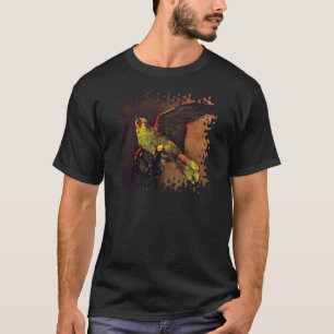 Vincent Van Gogh - The Green Parrot Bird Lover Art T-Shirt