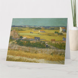 Vincent Van Gogh, The Harvest, De Oogst Card