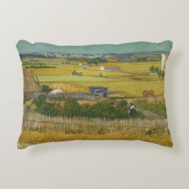 Vincent van Gogh - The Harvest Decorative Cushion (Front)