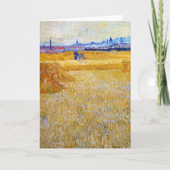 Vincent van Gogh - The Harvesters Card (Front)