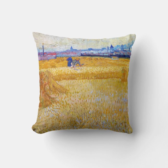 Vincent van Gogh - The Harvesters Cushion (Front)