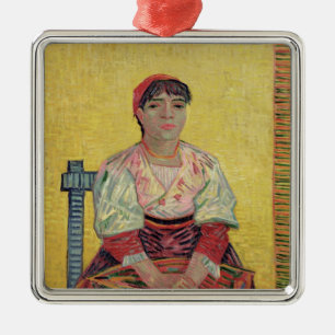 Vincent van Gogh   The Italian: Agostina Segatori Metal Ornament