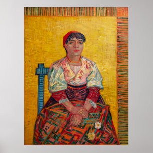 Vincent Van Gogh - The Italian Woman Poster