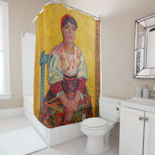 Vincent Van Gogh - The Italian Woman Shower Curtain