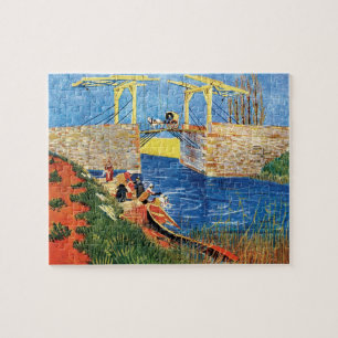 Vincent Van Gogh - The Langlois Bridge At Arles Jigsaw Puzzle