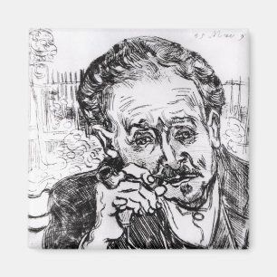 Vincent van Gogh The Man with the Pipe Magnet