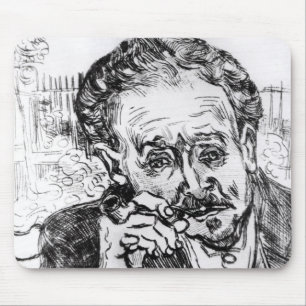 Vincent van Gogh   The Man with the Pipe Mouse Pad