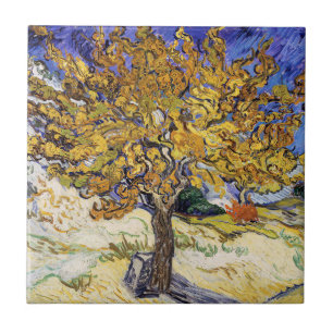 Vincent van Gogh - The Mulberry Tree Ceramic Tile