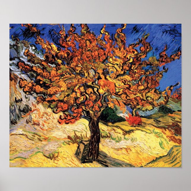 Vincent Van Gogh - The Mulberry Tree Fine Art Poster (Front)