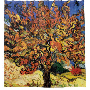 Vincent Van Gogh - The Mulberry Tree Fine Art Shower Curtain