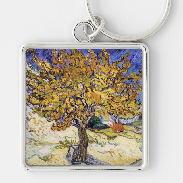 Vincent van Gogh - The Mulberry Tree Key Ring (Front)