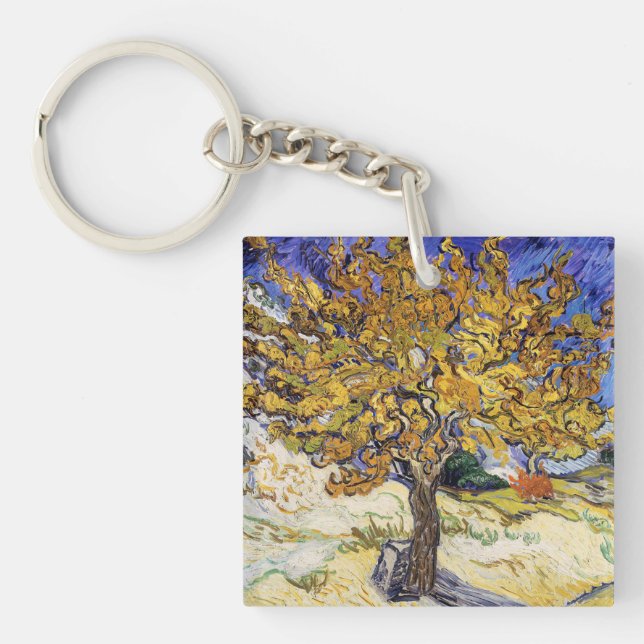 Vincent van Gogh - The Mulberry Tree Key Ring (Front)