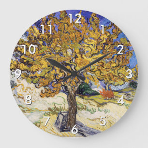 Vincent van Gogh - The Mulberry Tree Large Clock